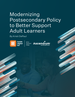 Modernizing Postsecondary Policy to Better Support Adult Learners